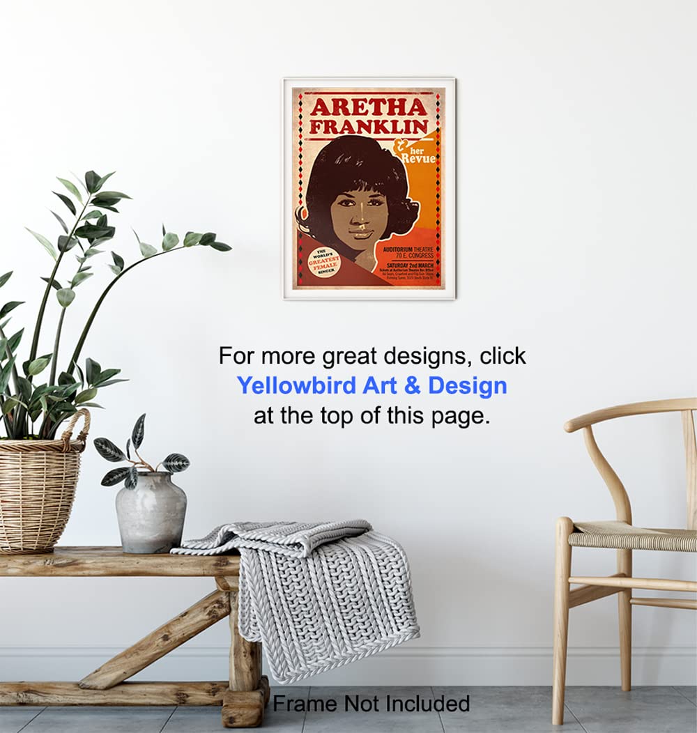 Amazon.com: African American Aretha Franklin Decor - Motown R&B